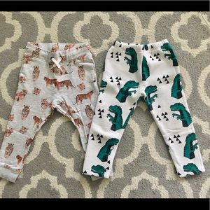 Toddler stylish pants dinosaur tiger